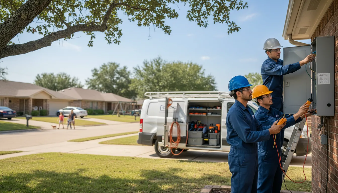 Certified electrician providing emergency electrical services in Bristol, WI